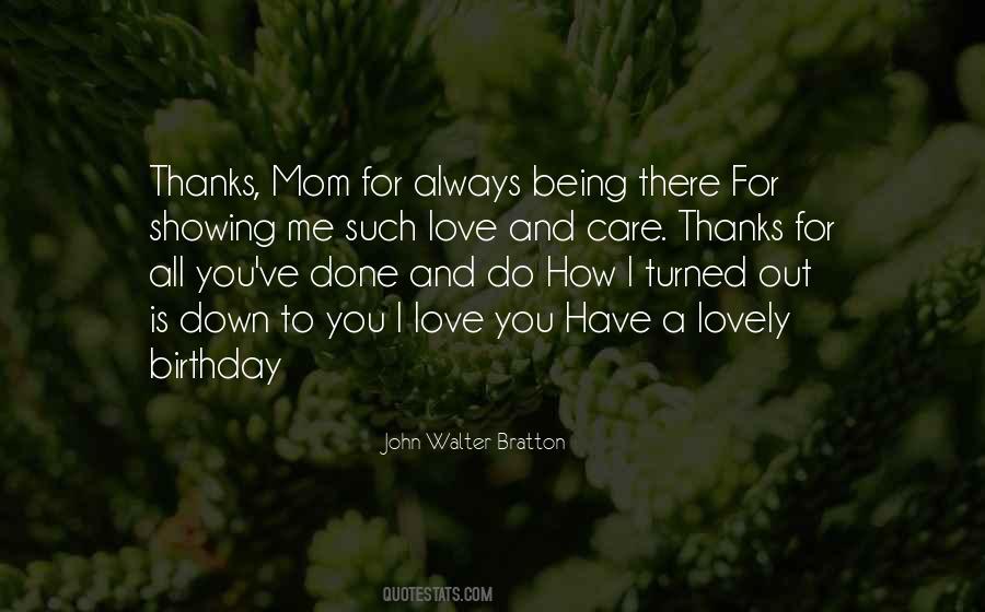 Quotes About Mom Birthday #1866695