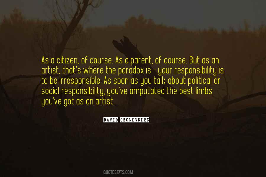 Quotes About Citizen Responsibility #1343485