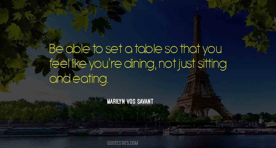 Quotes About Dining #1003008