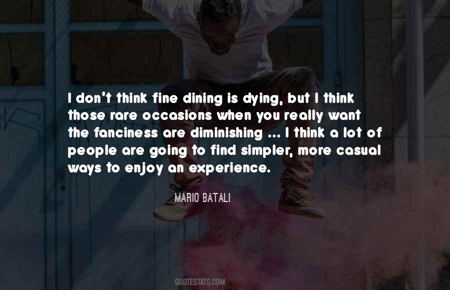 Quotes About Dining #195845 Quotes About Dining #195845