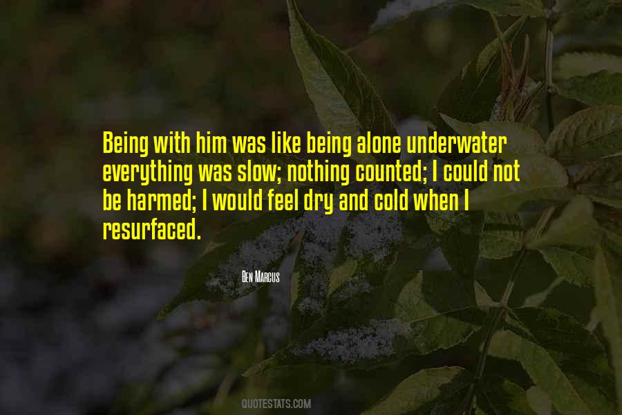 Quotes About Like Being Alone #167038