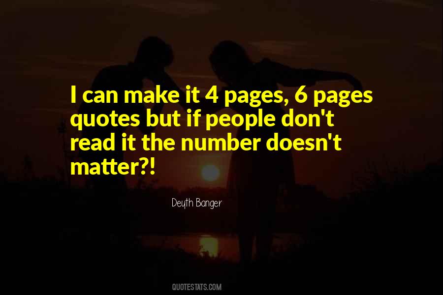 Quotes About Number 6 #1788759