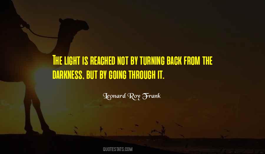 Quotes About Turning Back #101781