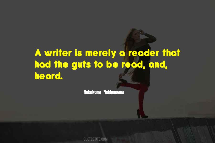 Quotes About Writers And Readers #1006808