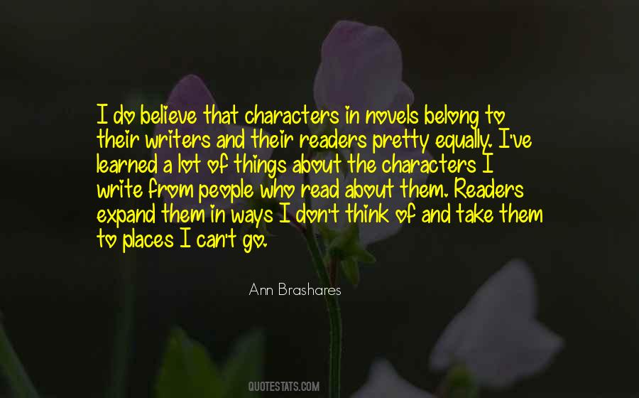 Quotes About Writers And Readers #104762