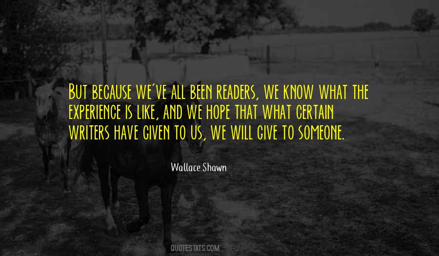 Quotes About Writers And Readers #193606