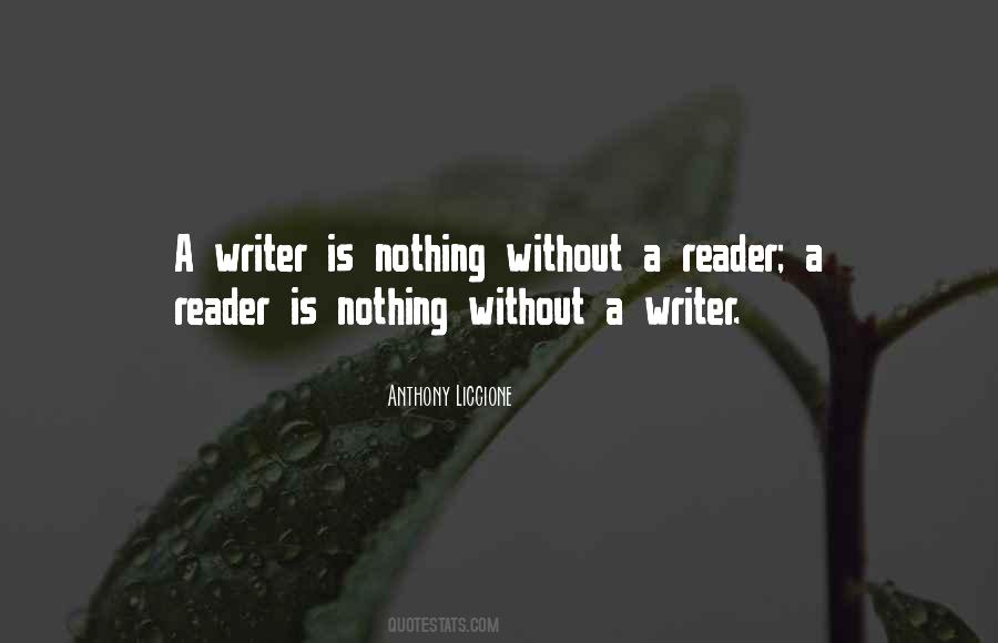 Quotes About Writers And Readers #230171