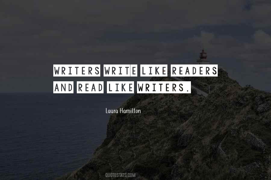 Quotes About Writers And Readers #895377