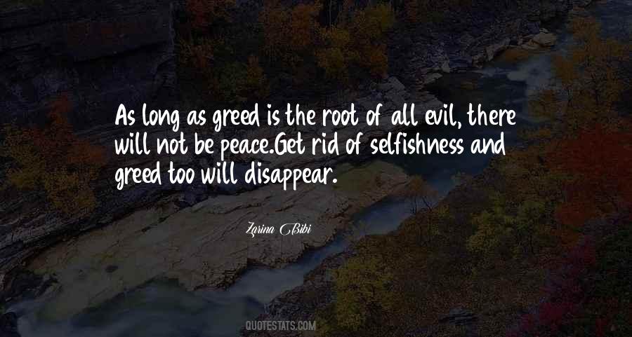 Quotes About Evil And Greed #1151045