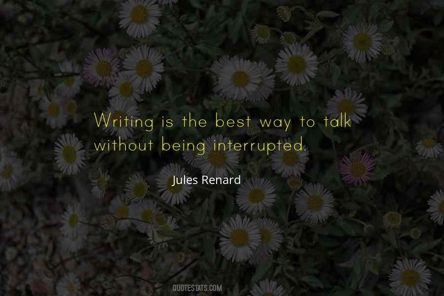 Quotes About Being Interrupted #1785801