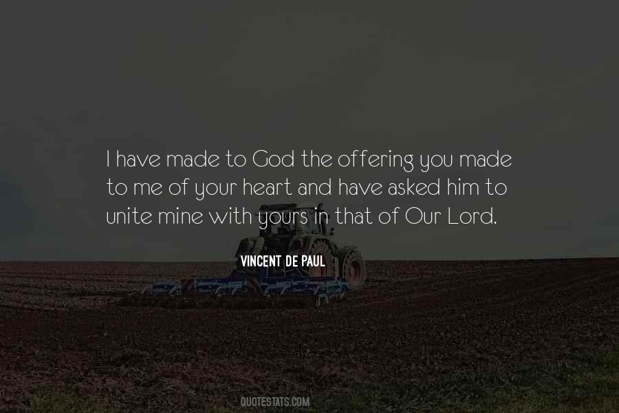 Quotes About Offering To God #920084