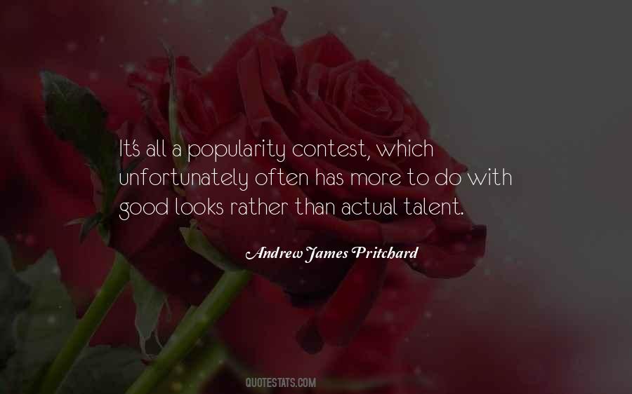 Quotes About Popularity Contest #1582949