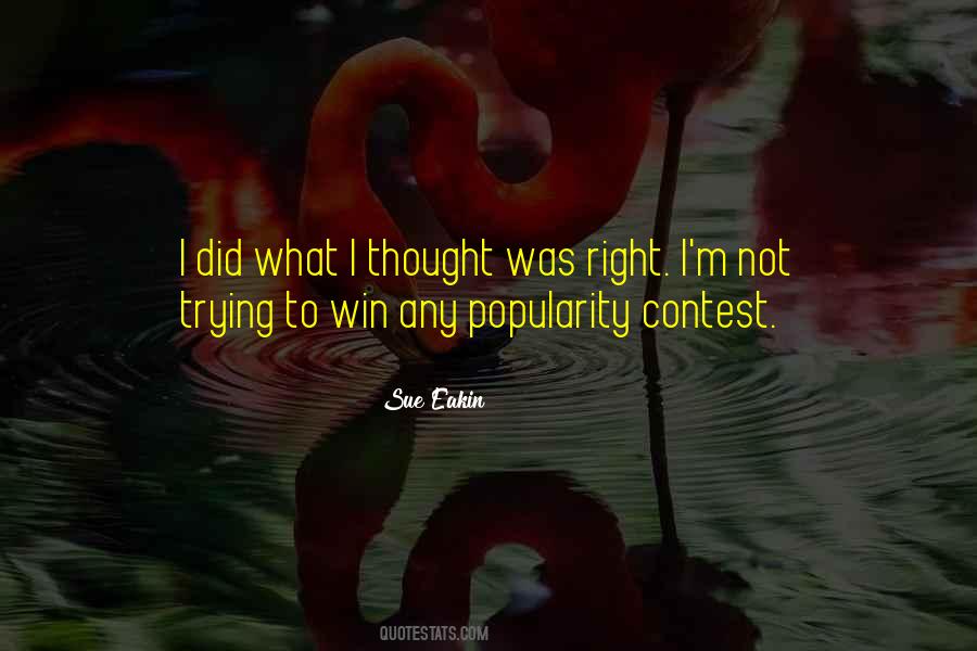 Quotes About Popularity Contest #590618