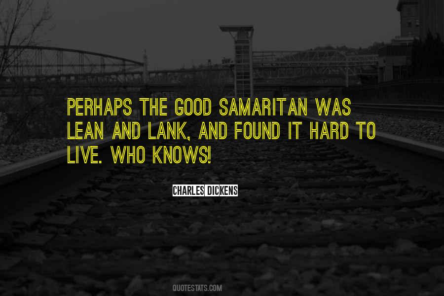 Quotes About Samaritan #162627