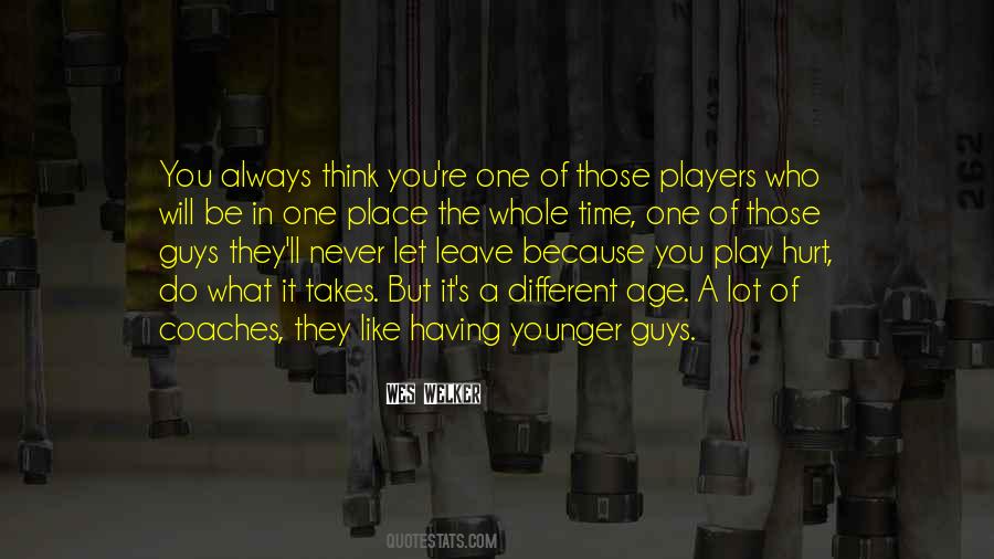 Quotes About Guys Who Are Players #341980