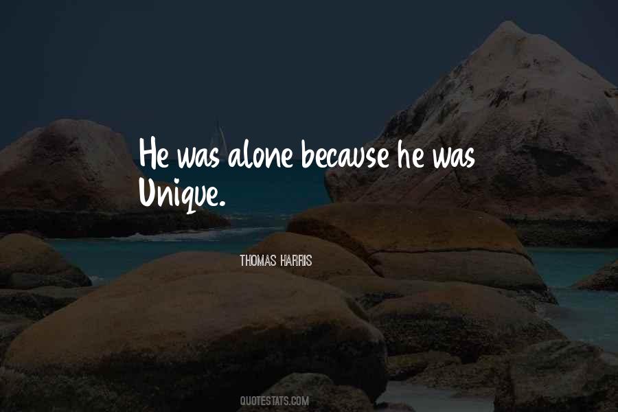 Was Alone Quotes #1836220