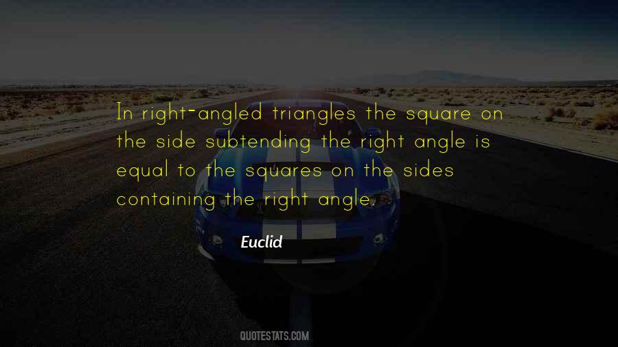 Quotes About Right Triangles #317446