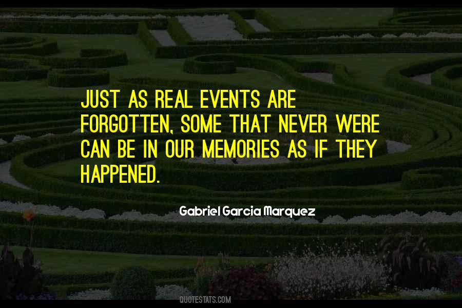 In Our Memories Quotes #73970