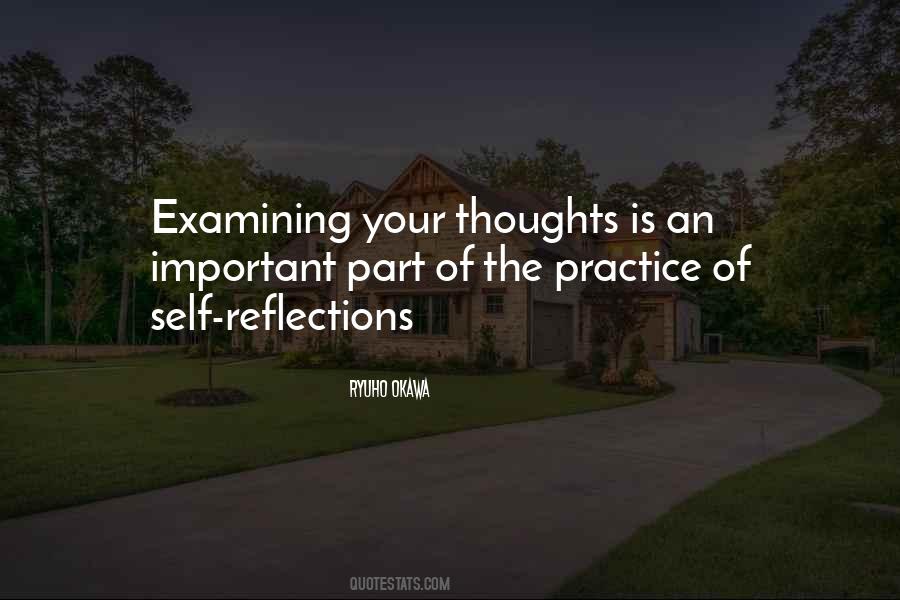 Quotes About Examining Yourself #215871