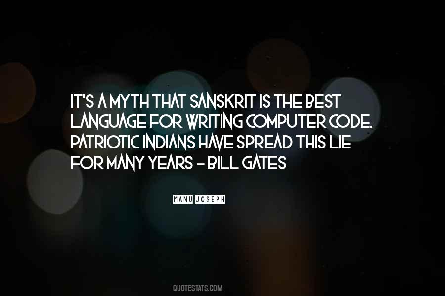 Quotes About Sanskrit Language #1829718
