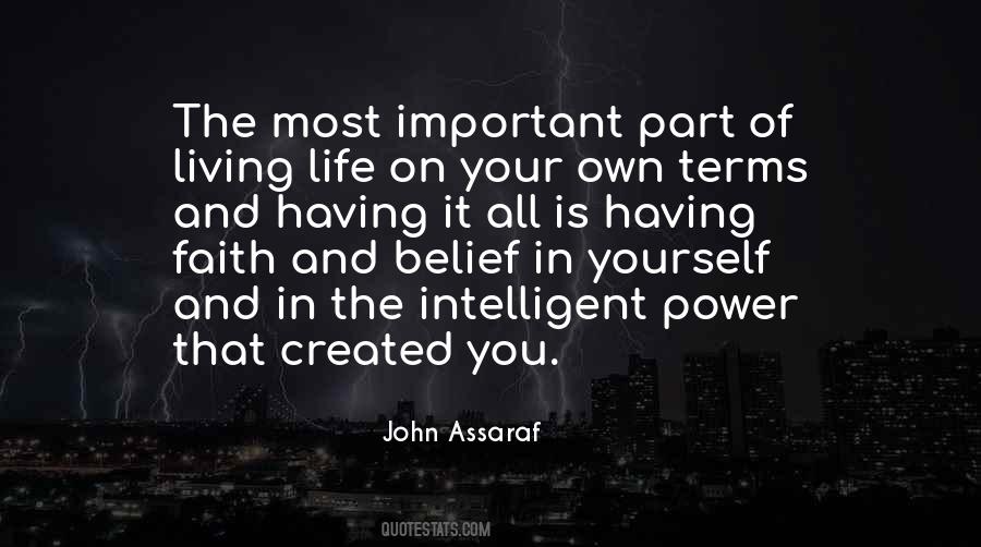 Quotes About Belief In Yourself #140360