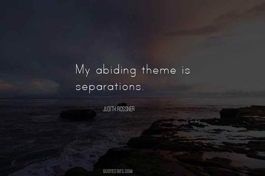 Quotes About Separations #1448484