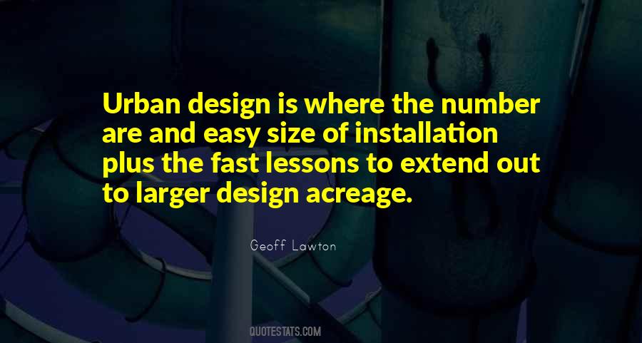 Quotes About Urban Design #1112692