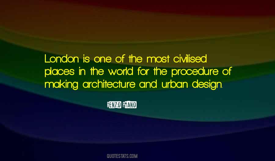 Quotes About Urban Design #1164738