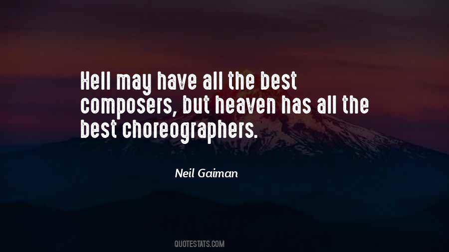 Quotes About Choreographers #1662808