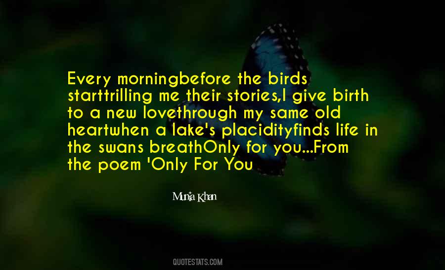 Quotes About Birds In The Morning #356292