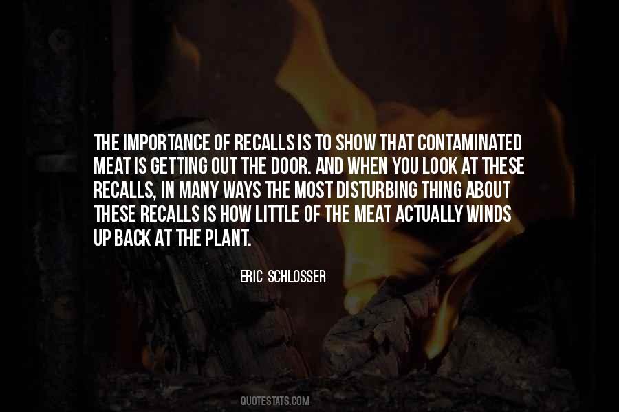 Quotes About Recalls #1058044