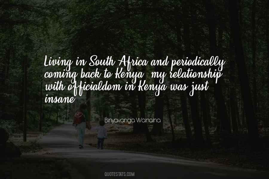 Quotes About Living In South Africa #1027440
