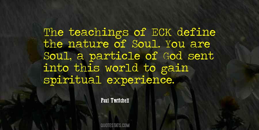 Spiritual Experience Quotes #1113812