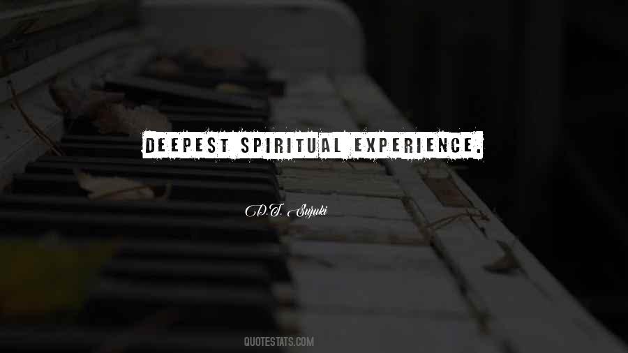Spiritual Experience Quotes #781271