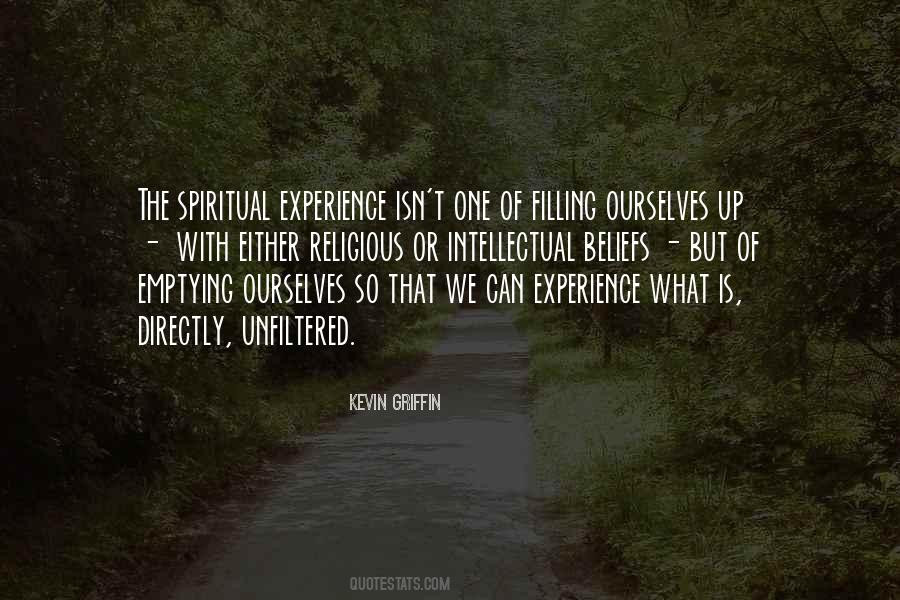 Spiritual Experience Quotes #88931