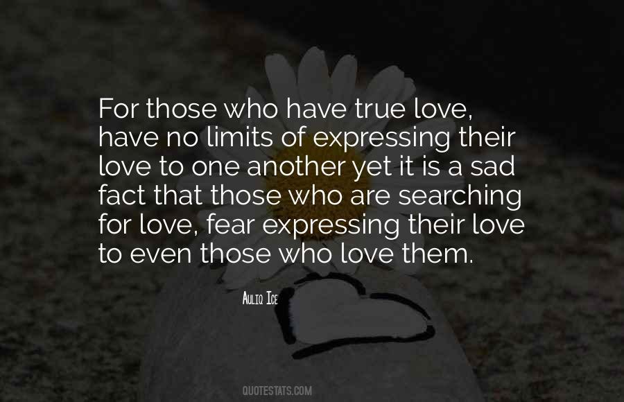 Quotes About Sad True Love #483708