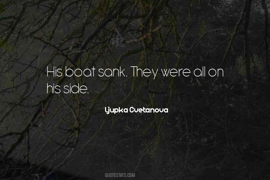 Quotes About Sank #1687115