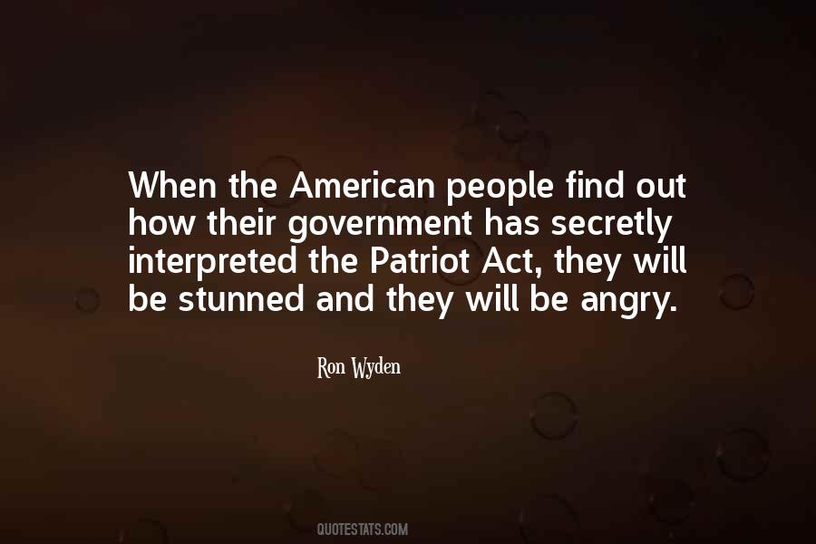 Quotes About Patriot Act #1480078