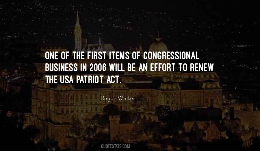 Quotes About Patriot Act #1512368