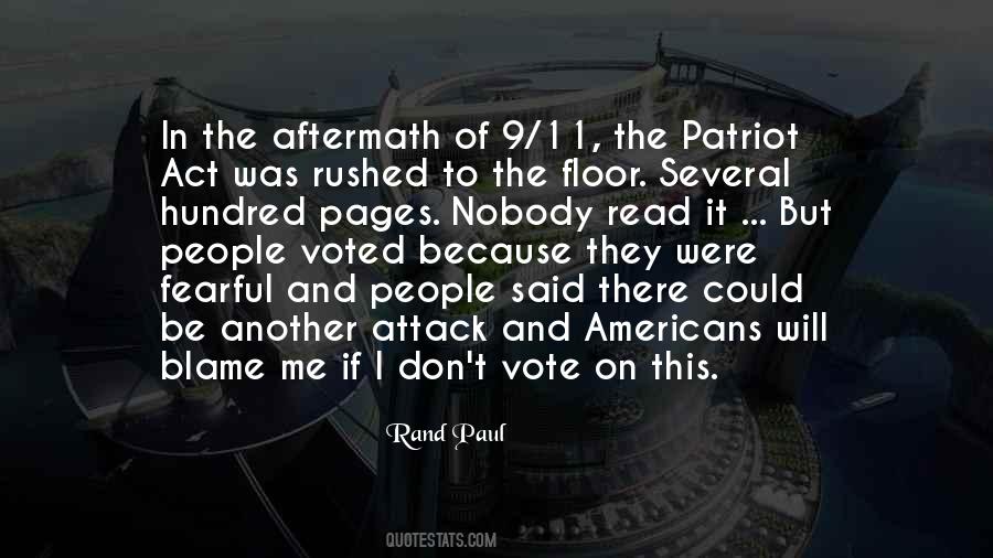 Quotes About Patriot Act #1716212