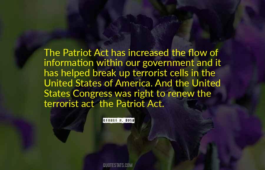 Quotes About Patriot Act #1716861