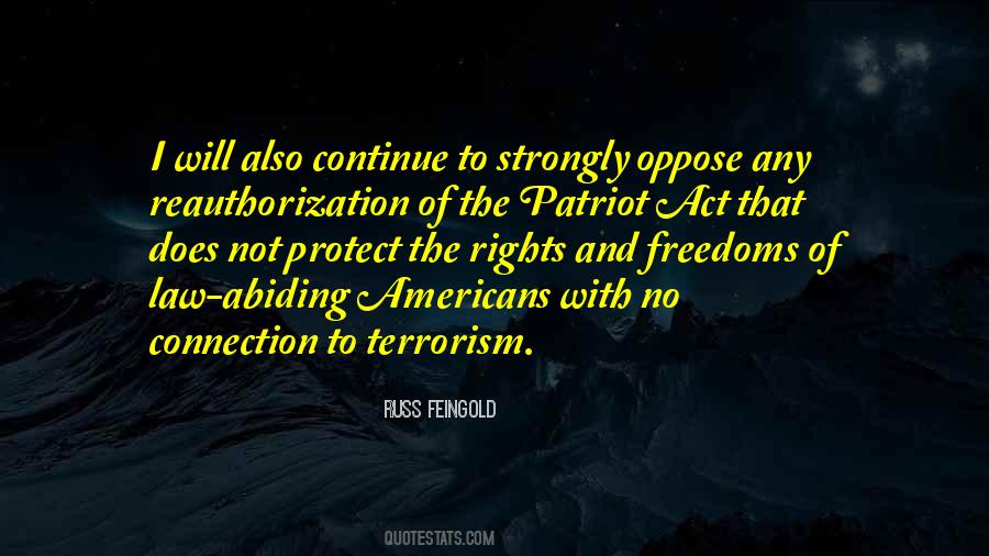 Quotes About Patriot Act #511235