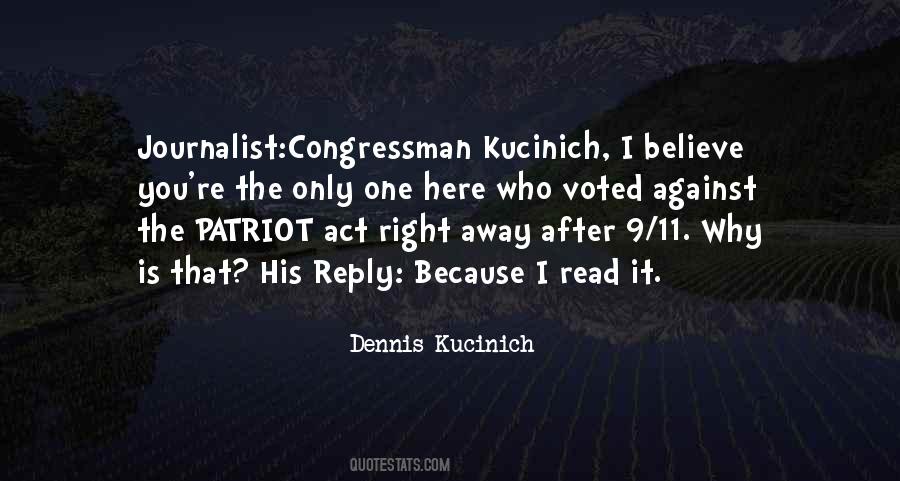 Quotes About Patriot Act #846456