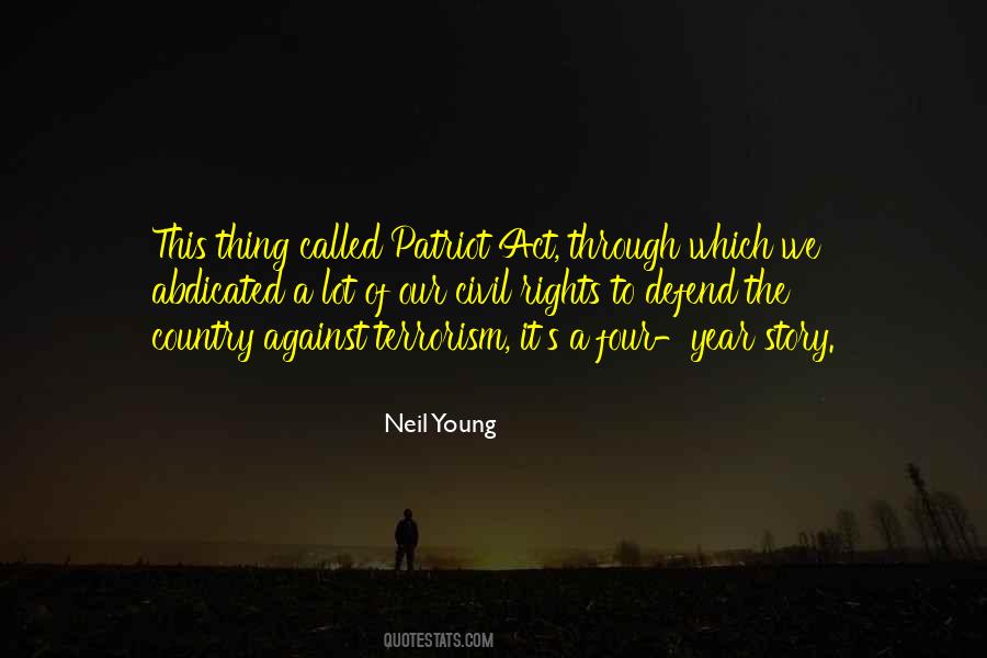 Quotes About Patriot Act #929099