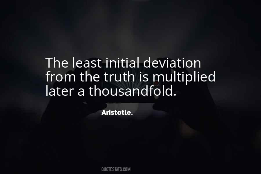 Quotes About Deviation #1216366