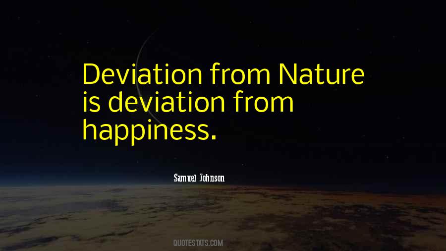 Quotes About Deviation #1582827