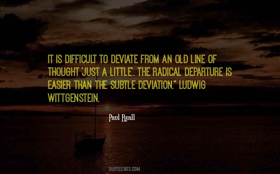 Quotes About Deviation #611959