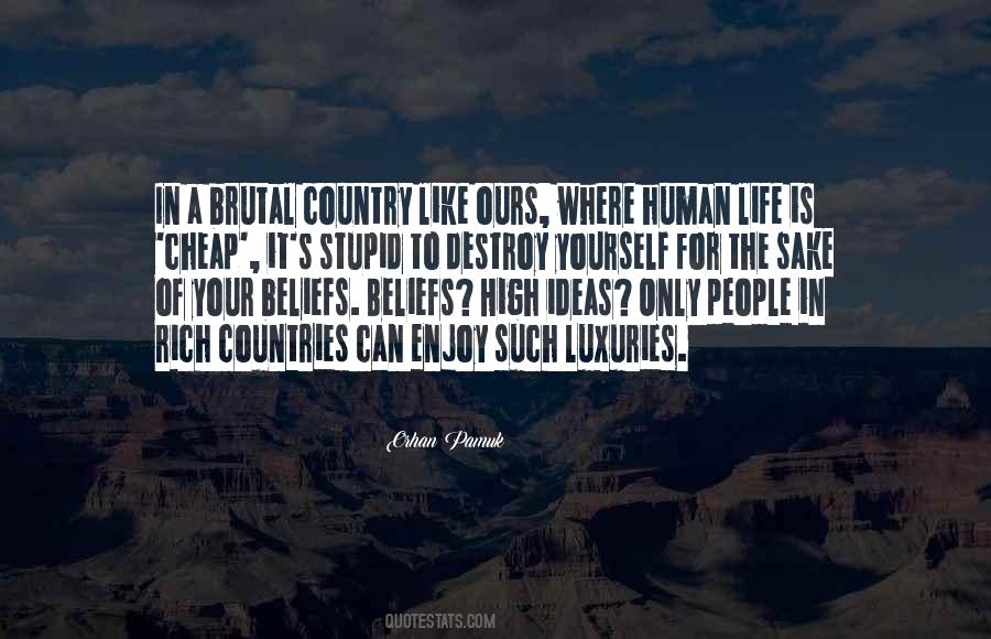 Quotes About Rich Countries #502387