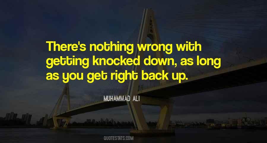 Quotes About Getting Knocked Out #770411