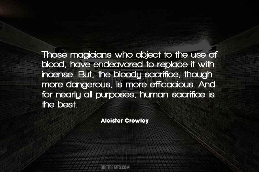 Blood Sacrifice Quotes #1238576